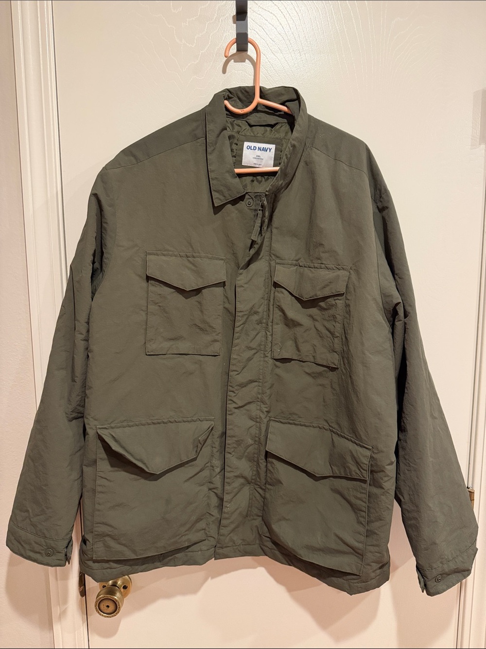 Old Navy Men's Olive Utility Field Jacket